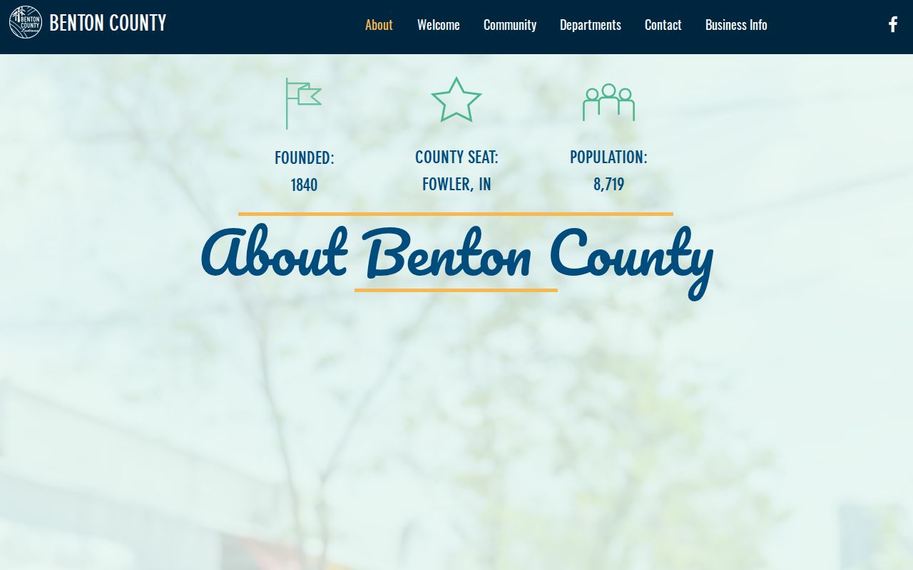 Benton County communities served by the county court docket